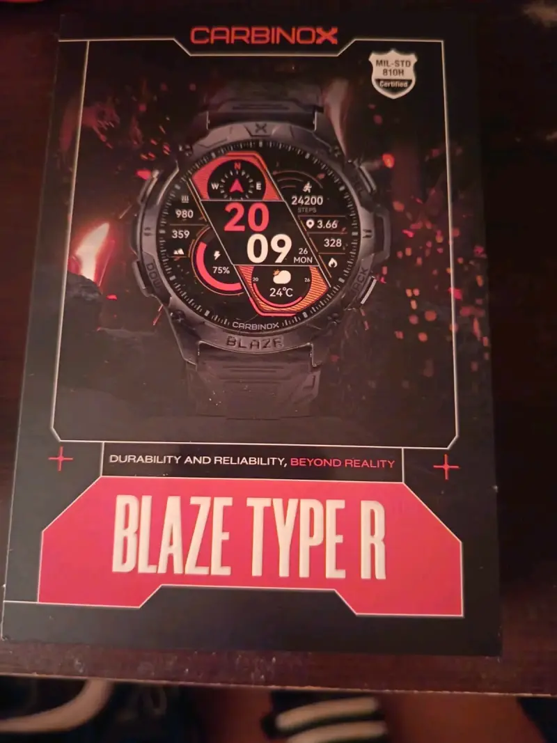 Reloj inteligente Carbinox Blaze Type R resistente - 1