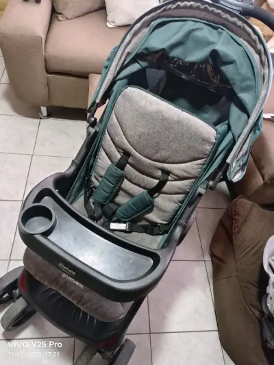 Coche de bebé Bebesit plegable con bandeja - miniatura 1