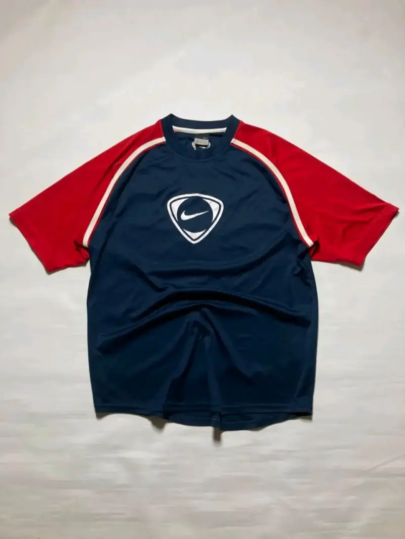 Polera Nike tiempo azul y rojo - 1