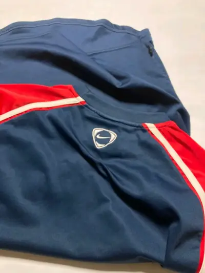 Polera Nike tiempo azul y rojo - miniatura 3