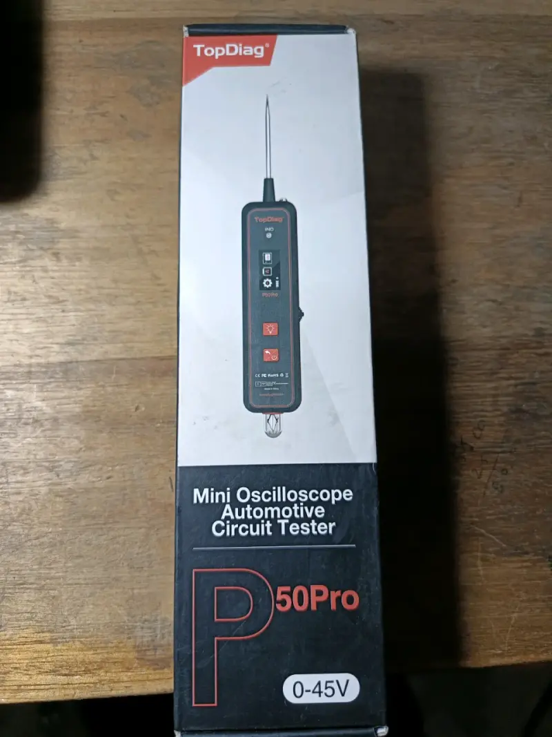 Mini osciloscopio automotriz TopDiag P50Pro
