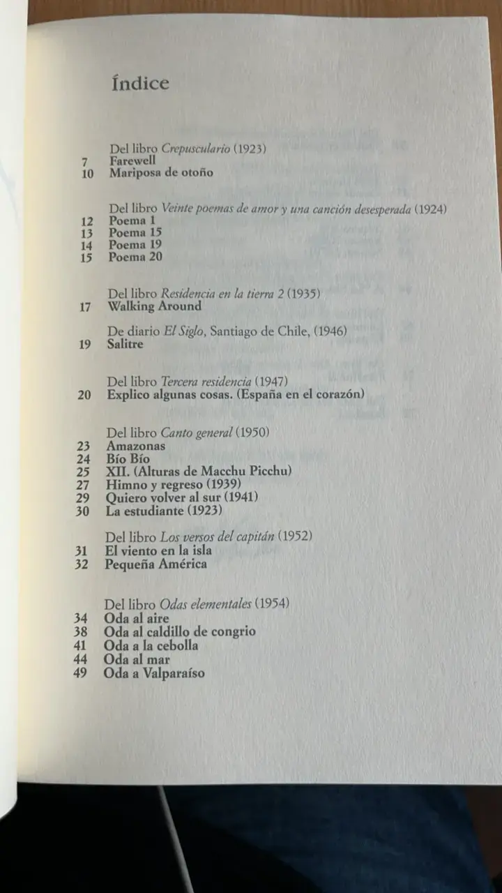 Libro Poemas para Recordar de Pablo Neruda - 2
