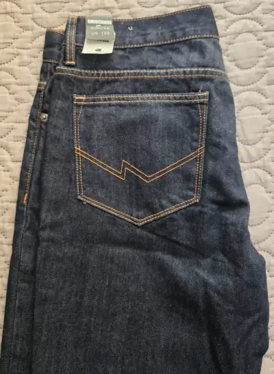 👖🔵 Jeans Americanino azul slim fit – Talla 44 - miniatura 3