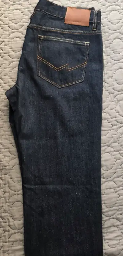 👖🔵 Jeans Americanino azul slim fit – Talla 44 - miniatura 4