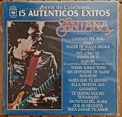 Vinilo Santana 15 Auténticos Éxitos Serie de Colección - miniatura 1