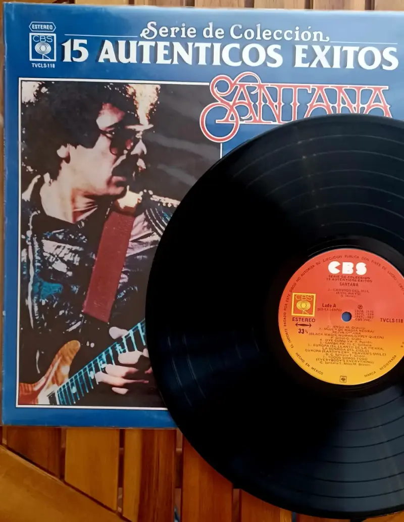 Vinilo Santana 15 Auténticos Éxitos Serie de Colección - 5