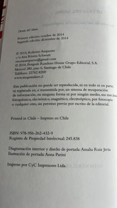 Libro 'Detrás del Muro' de Roberto Ampuero - miniatura 3
