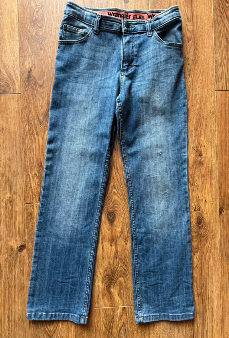 Jeans Wrangler Flex para niño talla 12 cintura aju - 1