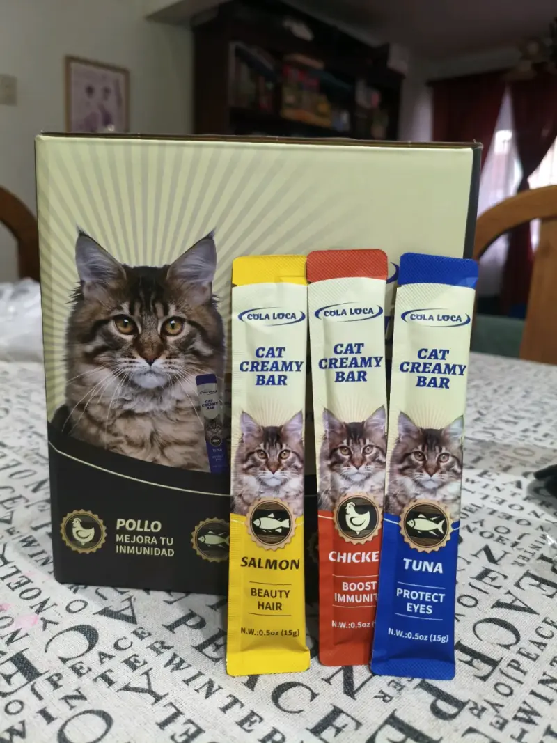 Snacks cremosos para gatos - 1