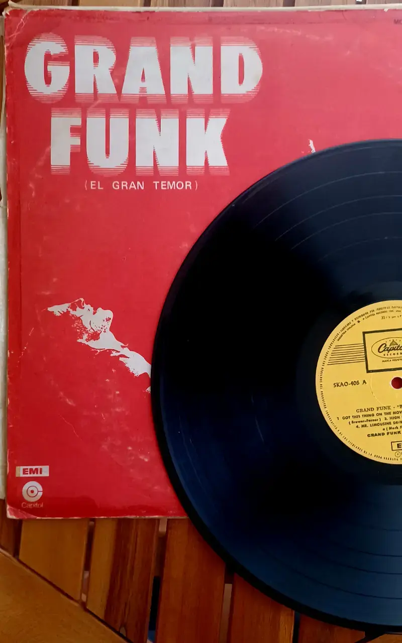 Vinilo Grand Funk El Gran Temor EMI - 4