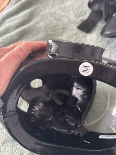Casco protector de artes marciales con máscara transparente - miniatura 2