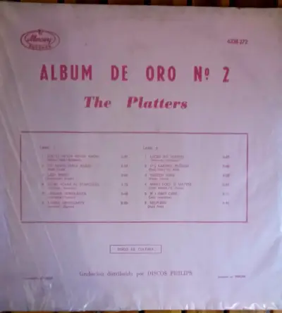 Vinilo The Platters Encore Of Golden Hits Nº2 - miniatura 3