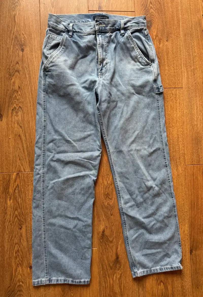 Jeans mujer azul claro talla 10/28 - 1