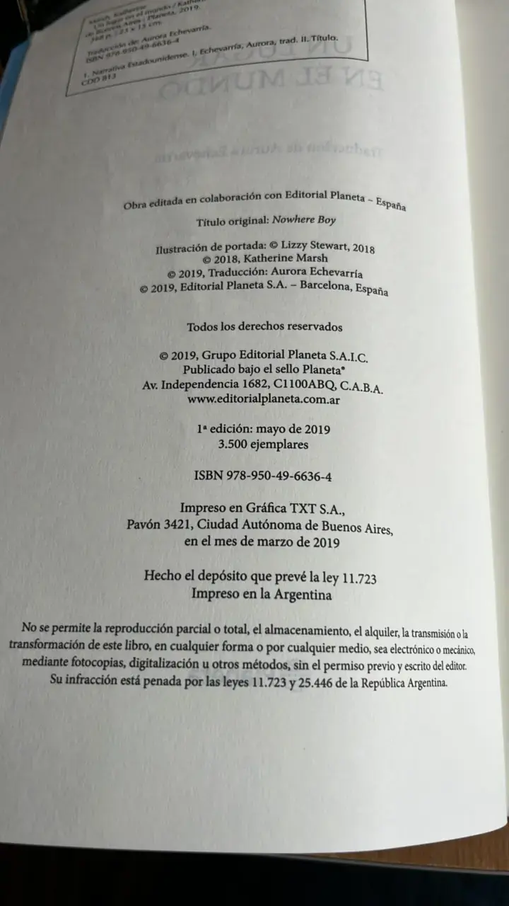Libro 'Un Lugar en el Mundo' de Katherine Marsh - 3