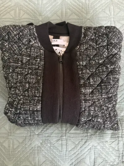 Chaqueta Bimba y Lola acolchada gris para mujer - miniatura 2