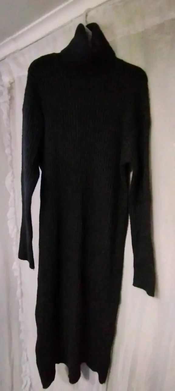 Vestido negro tejido para mujer Marquis - 2