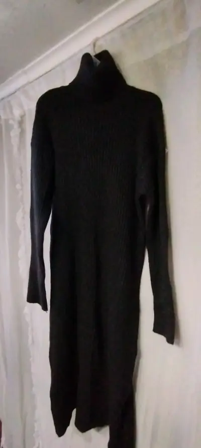 Vestido negro tejido para mujer Marquis - miniatura 4