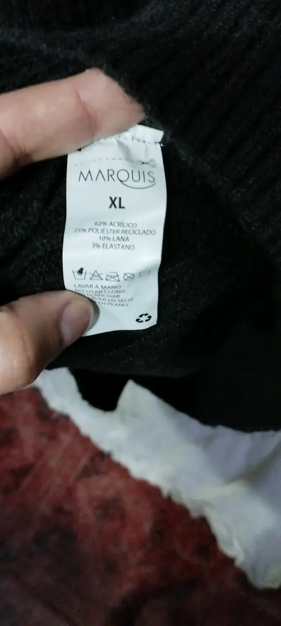 Vestido negro tejido para mujer Marquis - 5