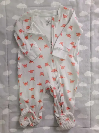 Set 4 pijamas enteritos para bebé con estampados - miniatura 5