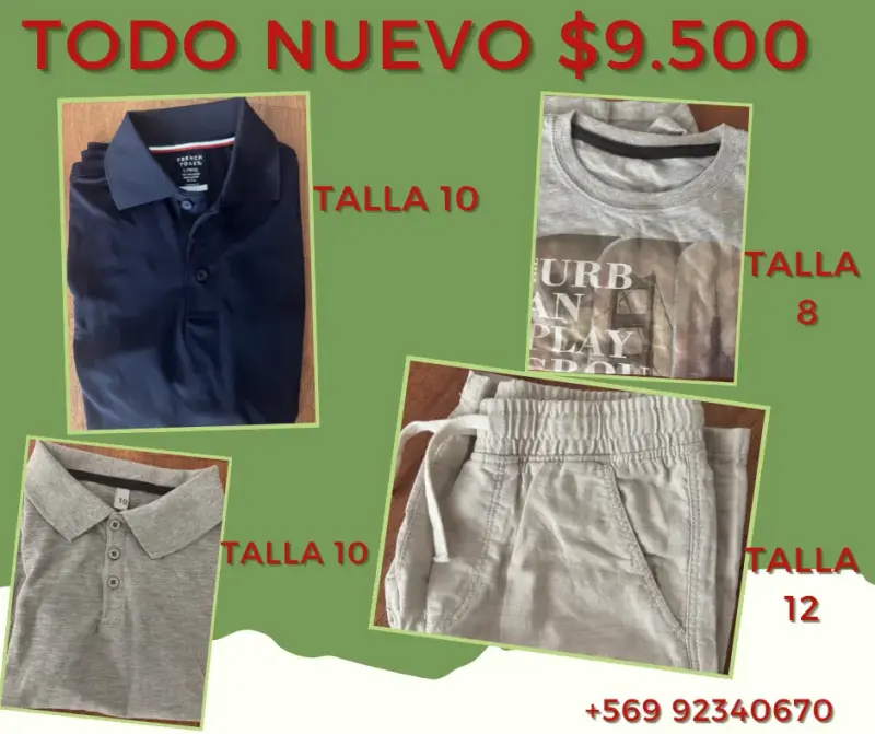 Ropa infantil nueva en varias tallas - 1
