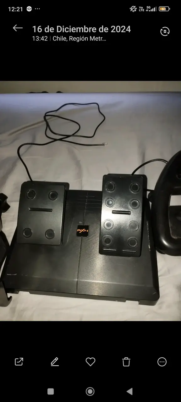 Volante de simulación PXN para videojuegos - 2