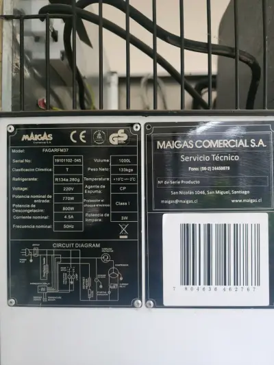 Refrigerador Maigas Frío Línea Profesional - miniatura 2