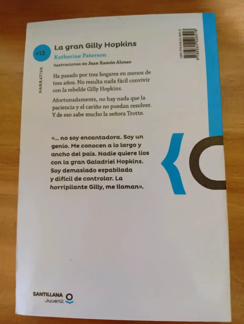 Libro juvenil 'La gran Gilly Hopkins' de Katherine Paterson - 4