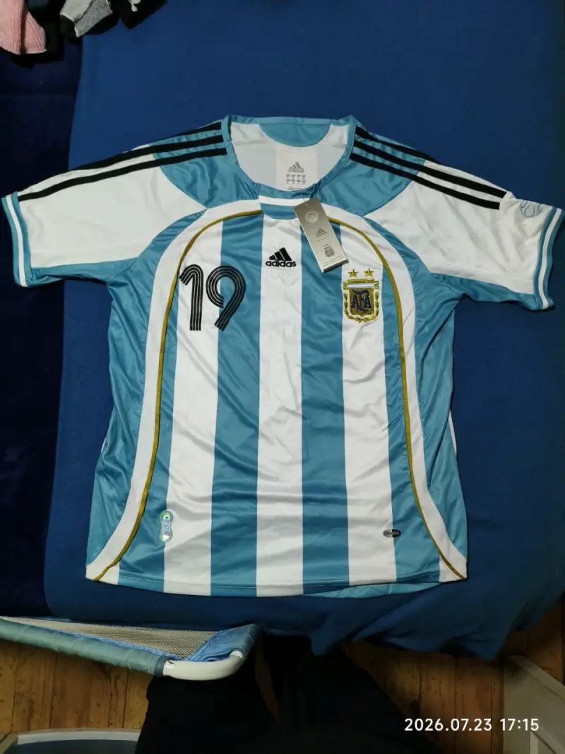 Camiseta argentina retro messi Talla S - 2