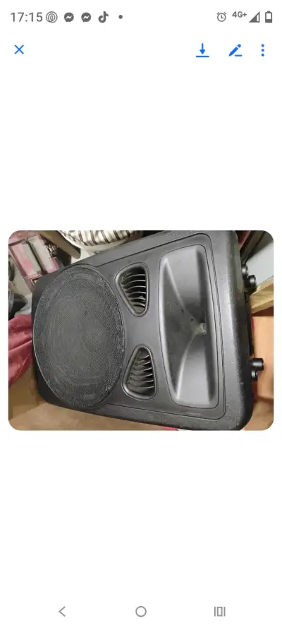 Parlante portátil con doble bocina 300 watts efect - miniatura 1