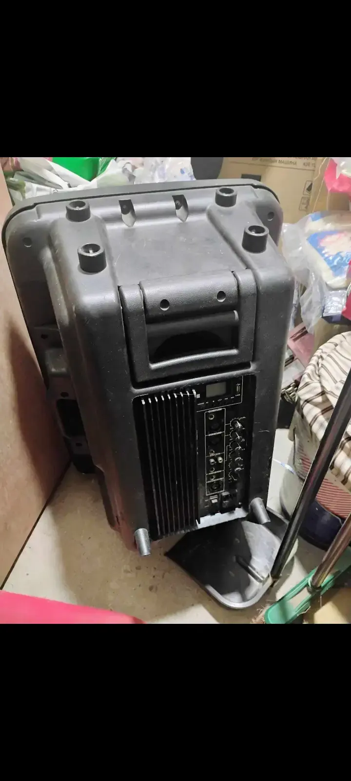 Parlante portátil con doble bocina 300 watts efect - 2