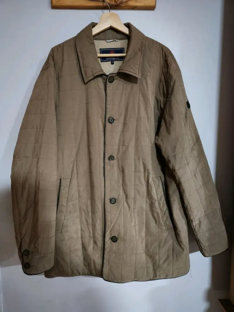 Chaqueta acolchada marrón para mujer - 1