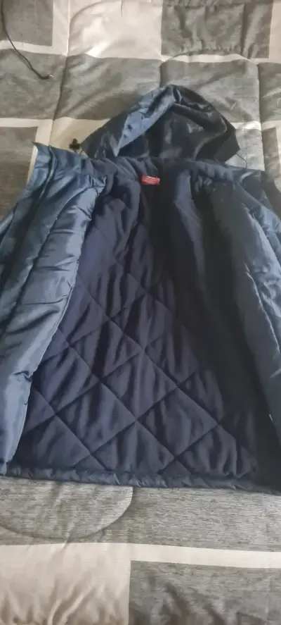 Chaqueta impermeable azul para hombre,talla L - miniatura 2