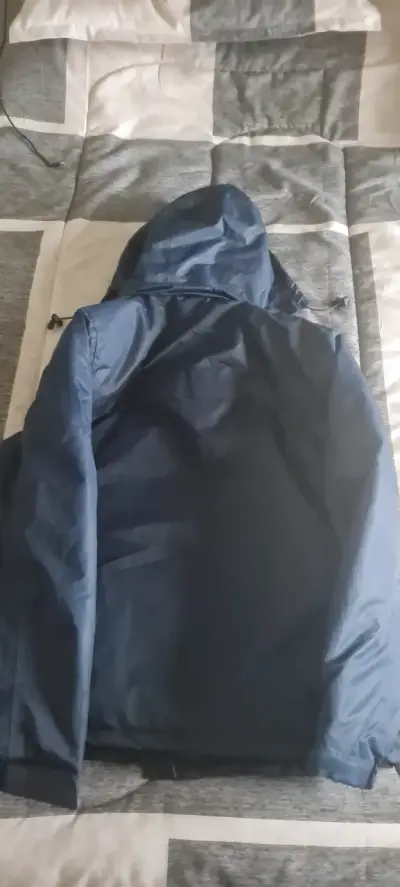 Chaqueta impermeable azul para hombre,talla L - miniatura 4