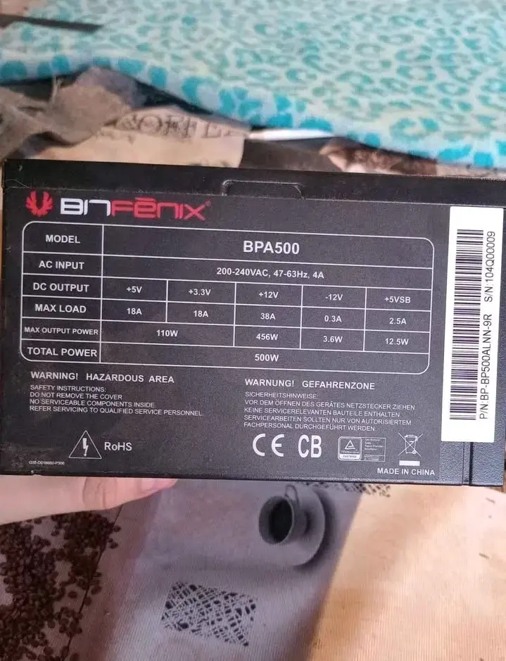 Fuente de Poder BitFenix BPA500 500W - 1