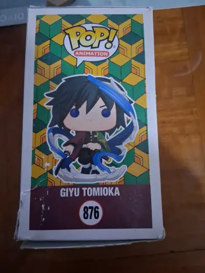 Figura Funko Pop Giyu Tomioka Demon Slayer - miniatura 2