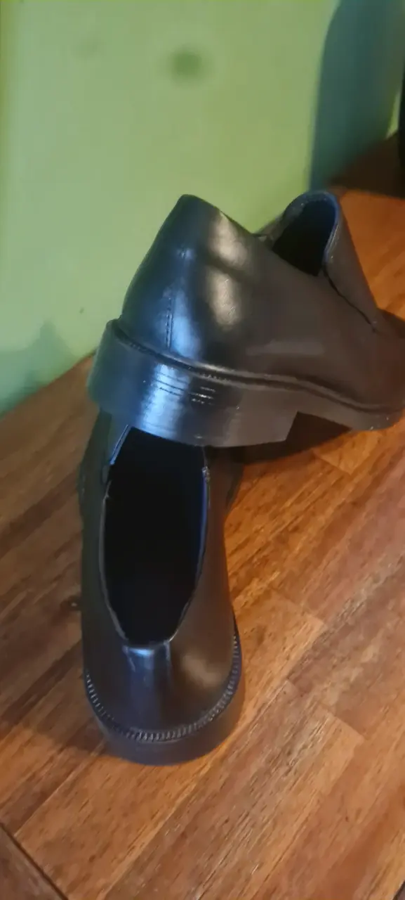 Zapatos de cuero negro para hombre - 2
