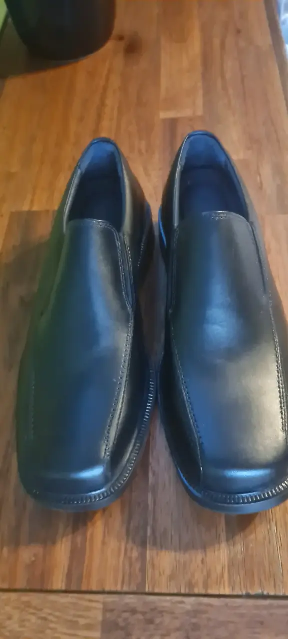 Zapatos de cuero negro para hombre - 3