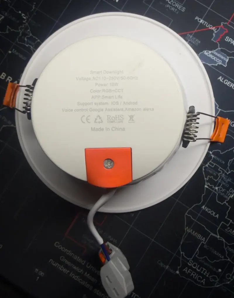 Luz LED empotrable redonda Automatizate - 3