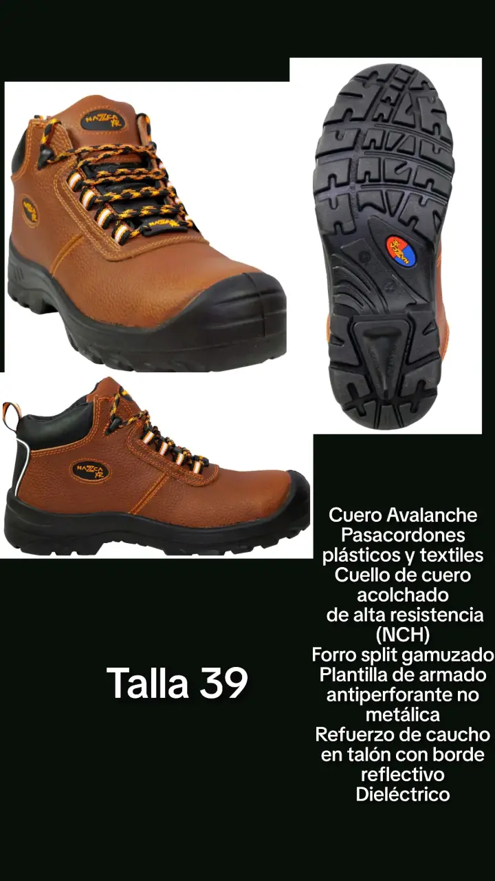 Botas de seguridad Nazca XR talla 39