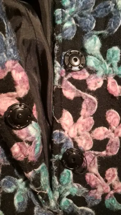 Abrigo floral multicolor para mujer BNY'S - miniatura 3