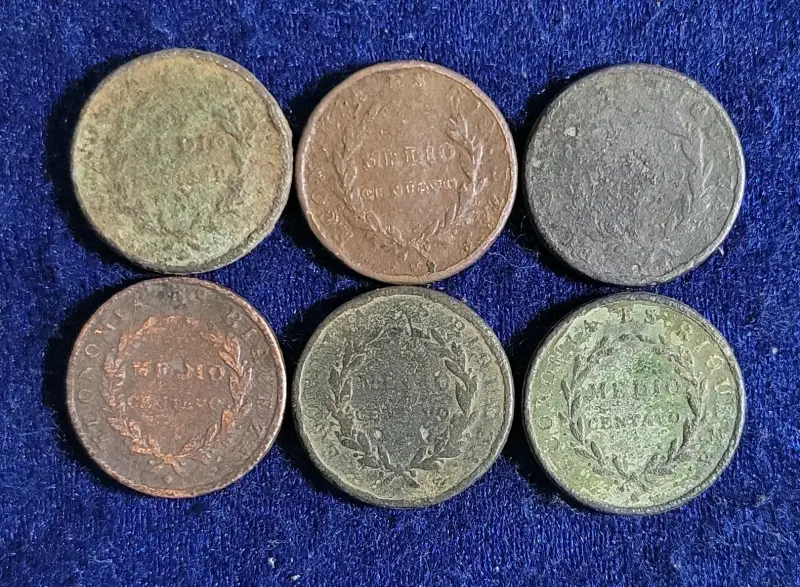 Lote de monedas coloniales chile - 1