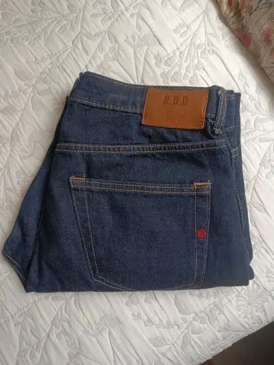 Jeans R.D.D. azul oscuro para mujer - miniatura 1