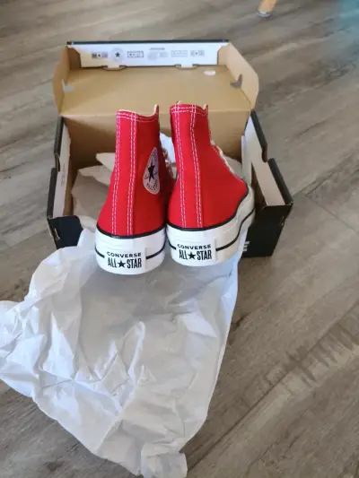 Zapatillas Converse All Star rojas de lona - miniatura 1