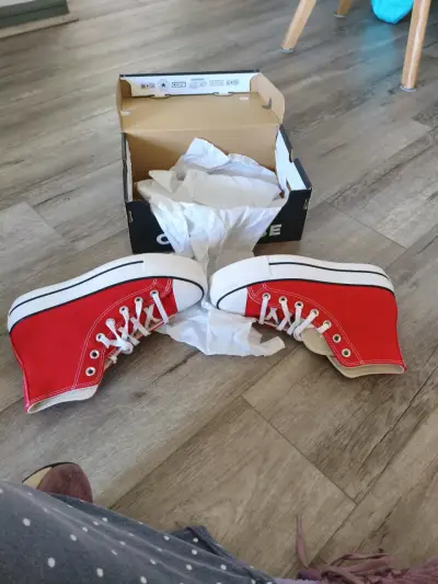 Zapatillas Converse All Star rojas de lona - miniatura 3