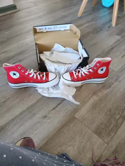 Zapatillas Converse All Star rojas de lona - miniatura 4