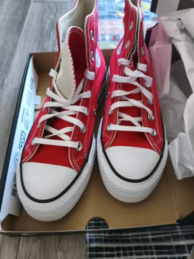 Zapatillas Converse All Star rojas de lona - miniatura 5