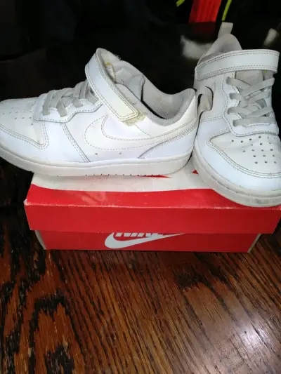 Zapatillas Nike Court Borough Low 2 blancas para niños - miniatura 2