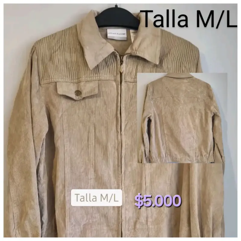 Chaqueta beige Alfred Dunner talla M/L