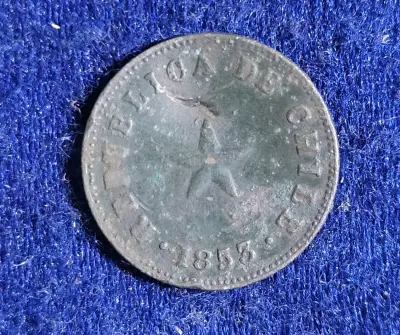 medio centavo 1853 cobre - miniatura 2