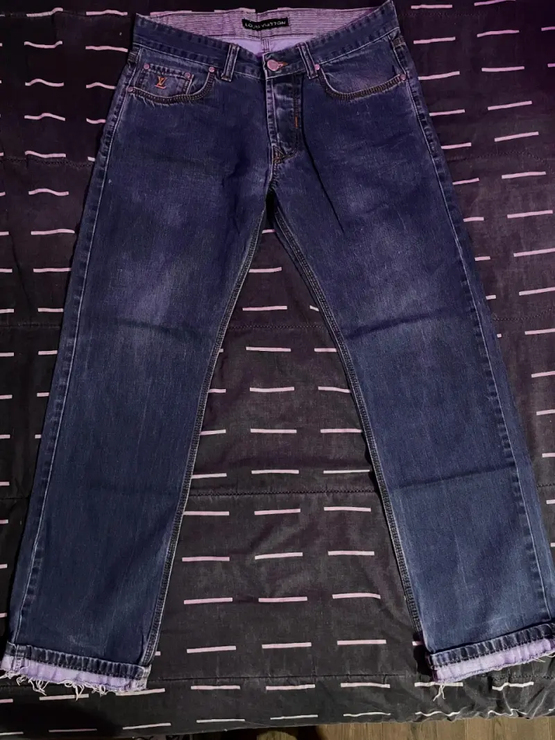 Jeans Louis Vuitton azul clásico - 1